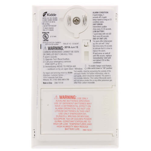 21025763 - Kidde 21025763 - KN-COB-DP2 Plug-In Carbon Monoxide Alarm ...