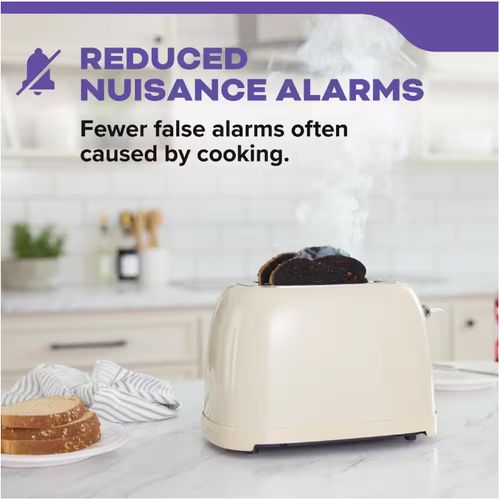 Main product image of Battery Powered Combination Smoke and Carbon Monoxide Detector w/ Alarm LED Warning Lights & Voice Alerts