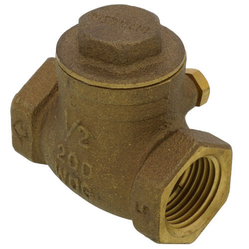 Main product image of 1/2" Threaded Swing Check Valve, Lead Free