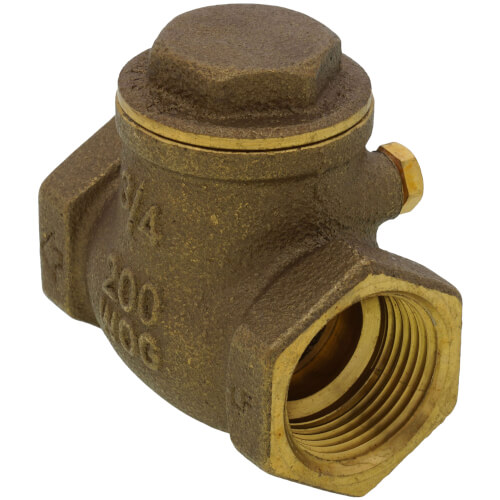 Main product image of 3/4" Threaded Swing Check Valve, Lead Free