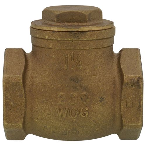 Main product image of 1-1/4" Threaded Swing Check Valve, Lead Free