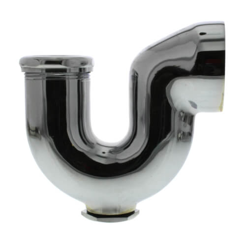 Main product image of 2" IPS x 1-1/2" SJ Nut NY Regular Trap with Cleanout (Chrome Plated)