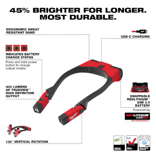 Main product image of REDLITHIUM USB 400L Neck Light