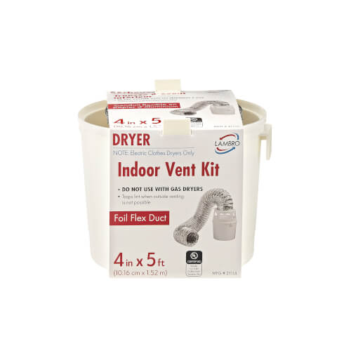 211UL Lambro Industries 211UL 4" x 5 Ft. Flexible Foil Lint Trap