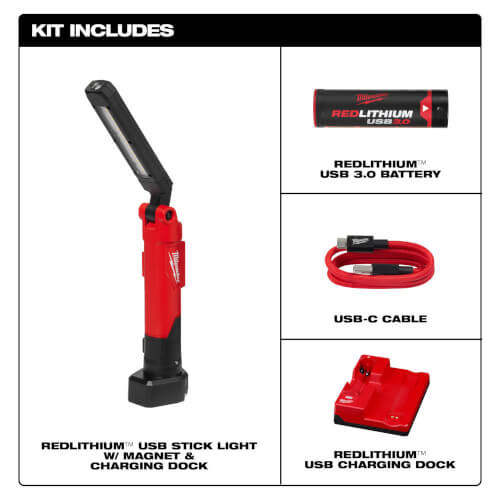 Main product image of REDLITHIUM USB Stick Light w/ Magnet and Charging Dock