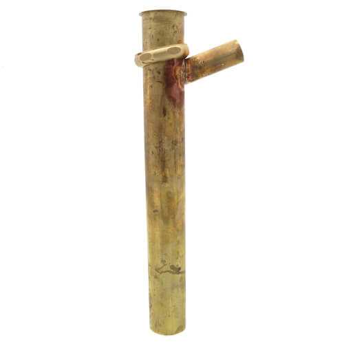 Main product image of 1-1/2" x 12" Brass Washing Machine Tailpiece (Rough Brass)