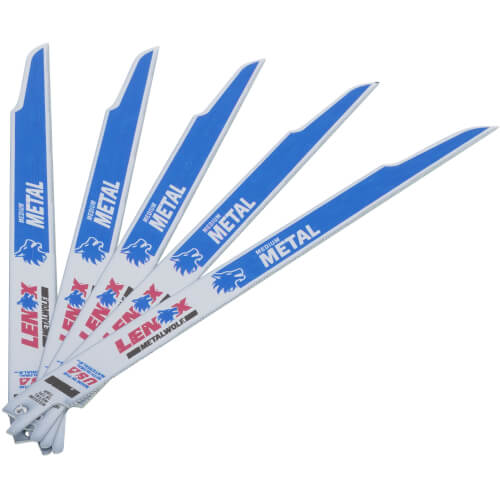 Main product image of 118R - 12" Bi-Metal Reciprocating Blade, 5-pack (Metal & Non-Ferrous Metal)