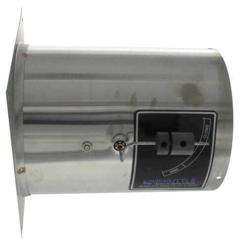 Stainless Steel Fresh Air Intake, Skuttle 000-0216-001 Make Up Air Control 6 inch diameter 