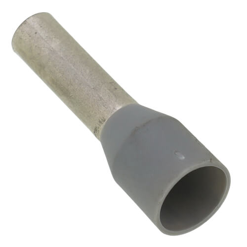 Main product image of 0.71" Electro-Tin Plated Insulated Ferrule, 12 AWG/4mm2 (Gray)