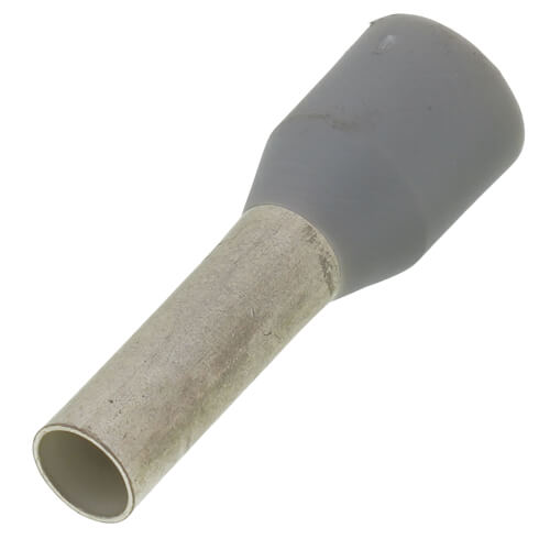 Main product image of 0.71" Electro-Tin Plated Insulated Ferrule, 12 AWG/4mm2 (Gray)