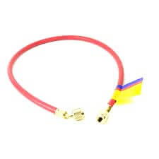 Main product image of PLUS II AC Red Charging Hose w/ SealRight Low Loss Anti-Blow Back Fitting (72" Length)