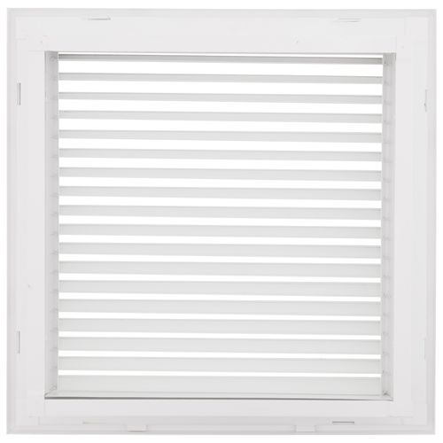 Main product image of 14" x 14" (Wall Opening Size) White Steel Fixed-Bar Filter Grille (96AFB Series)
