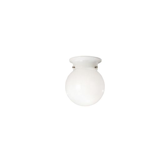 Main product image of Ceiling Space 5.75" 1 Light Flush Mount (White)