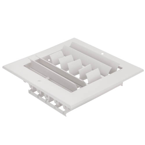 Main product image of 6" x 6" (Wall Opening Size) Three-Way White Sidewall/Ceiling Register (A613MS Series)