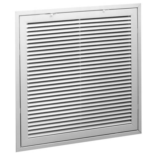 Main product image of 20" x 20" (Wall Opening Size) White Steel Fixed-Bar Filter Grille (96AFBT Series)