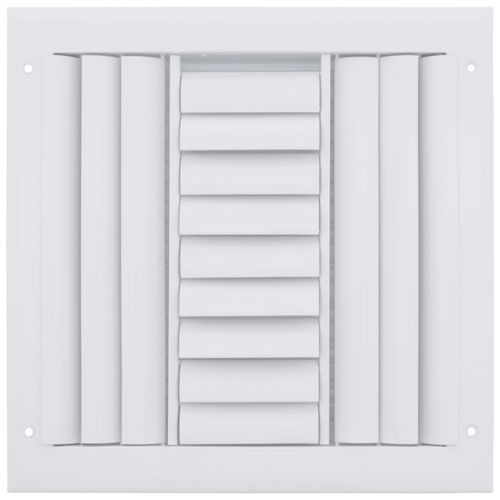 Main product image of 10" x 10" (Wall Opening Size) Three-Way White Sidewall/Ceiling Register (A613MS Series)