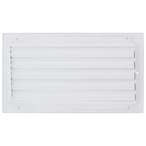 Main product image of 12" x 6" (Wall Opening Size) Three-Way White Sidewall/Ceiling Register W (A613MS Series)