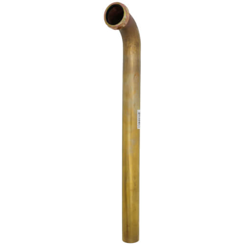 21918 Everflow 21918 11/2" x 18" Rough Brass Slip Joint Waste Bend, 22 GA w/ Nuts and Washers