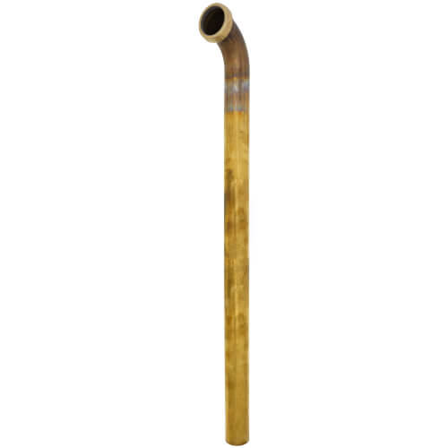 Main product image of 1-1/2" x 24" Rough Brass Slip Joint Waste Bend, 22 GA