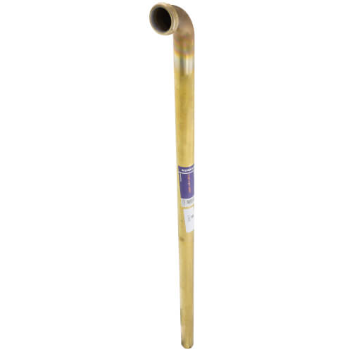 Main product image of 1-1/2" x 36" Rough Brass Slip Joint Waste Bend, 22 GA