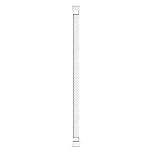 Main product image of 1/2" NPS x 15-3/4" Braided Stainless Steel Hose, 2195-015-000
