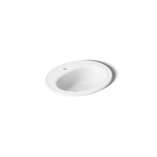 Main product image of Pennington 20-1/4" 1-Hole Drop-In Bathroom Sink (White), K-2196-1-0