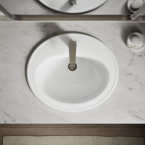 Main product image of Pennington 20-1/4" 1-Hole Drop-In Bathroom Sink (White), K-2196-1-0
