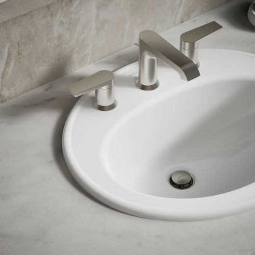 Main product image of Pennington 20-1/4" Drop-In Bathroom Sink for 8" Widespread Faucets (White), K-2196-8-0