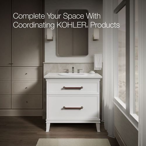 Main product image of Pennington 20-1/4" Drop-In Bathroom Sink for 8" Widespread Faucets (White), K-2196-8-0