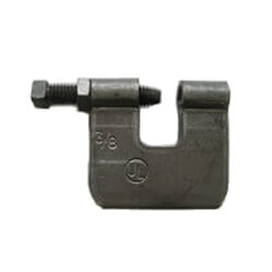 Main product image of 5/8" Black C-Clamp with Bottom Locking Nut