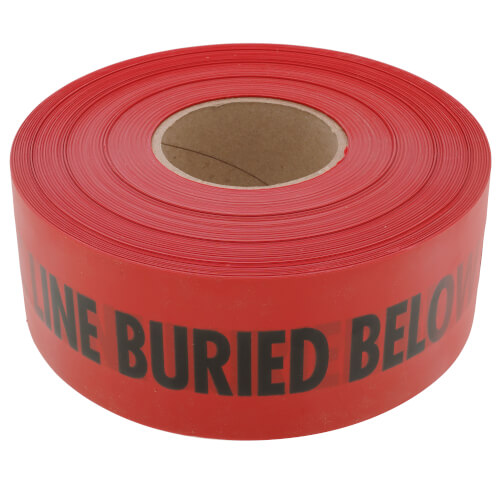 22126 Empire 22126 SHIELDTEC Red "Caution Electric Line Buried