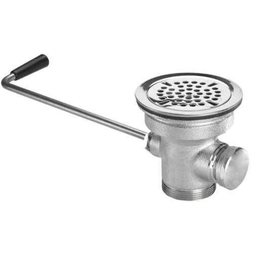 Main product image of 3" Twist Waste Drain with 1-1/4" Overflow Outlet, 22-201-KROWNE