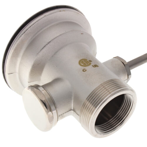 Main product image of 3-1/2" Twist Waste Drain With 1-1/4" Overflow Outlet (Cap Included), 22-204