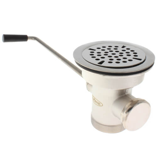 Main product image of 3-1/2" Twist Waste Drain With 1-1/4" Overflow Outlet (Cap Included), 22-204