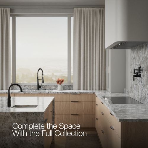 Main product image of Simplice Semi-Professional 1-Handle Pull Out Kitchen Faucet with Spray (Matte Black), K-22033-BL