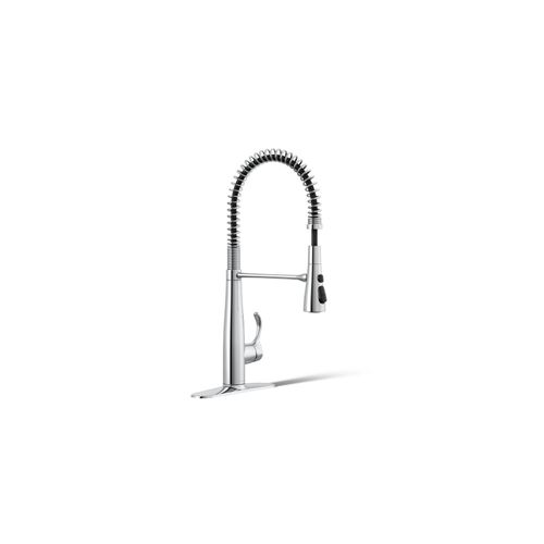 Main product image of Simplice Semi-Professional 1-Handle Pull Out Kitchen Faucet with Spray (Polished Chrome), K-22033-CP