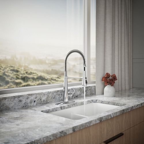 Main product image of Simplice Semi-Professional 1-Handle Pull Out Kitchen Faucet with Spray (Polished Chrome), K-22033-CP