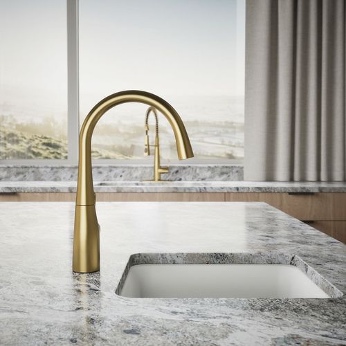 Main product image of Simplice 1-Handle Swing Spout Bar Faucet (Moderne Brass), K-22034-2MB