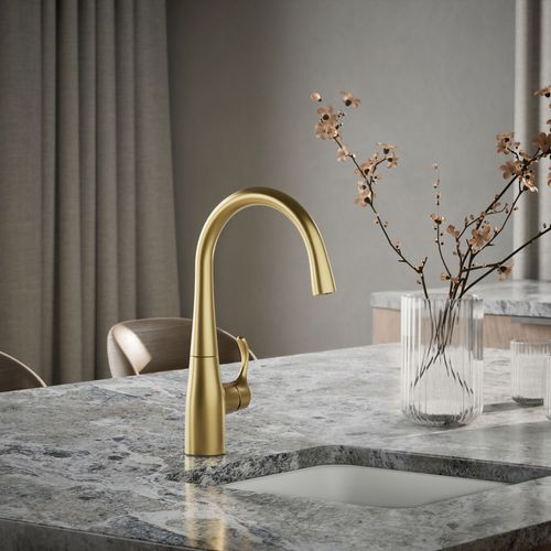 Main product image of Simplice 1-Handle Swing Spout Bar Faucet (Moderne Brass), K-22034-2MB