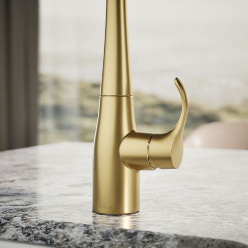 Main product image of Simplice 1-Handle Swing Spout Bar Faucet (Moderne Brass), K-22034-2MB