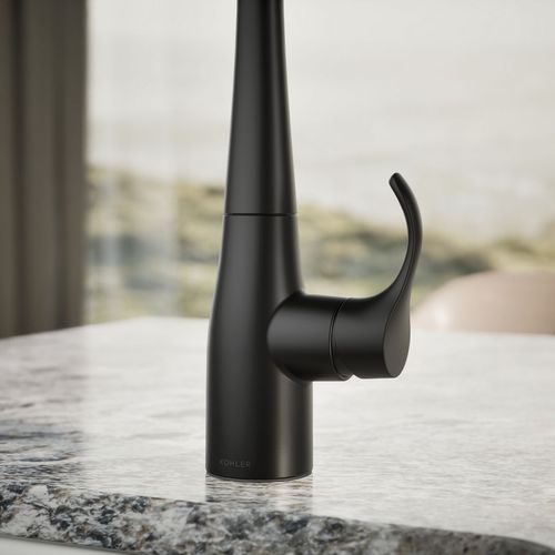 Main product image of Simplice 1-Handle Swing Spout Bar Faucet (Matte Black), K-22034-BL