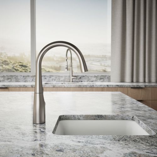 Main product image of Simplice 1-Handle Swing Spout Bar Faucet (Stainless Steel), K-22034-VS