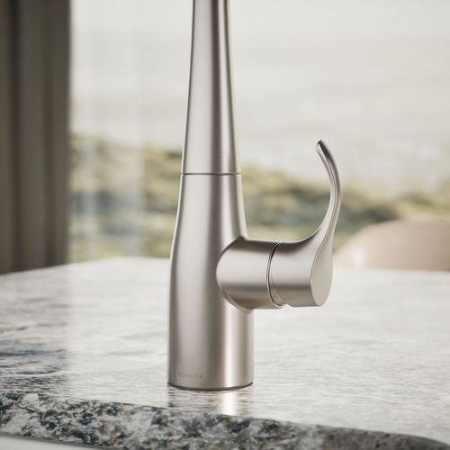 Main product image of Simplice 1-Handle Swing Spout Bar Faucet (Stainless Steel), K-22034-VS