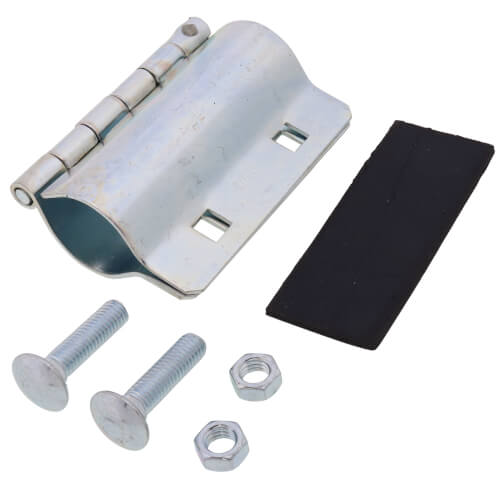 1" Hinged Steel Pipe Clamp