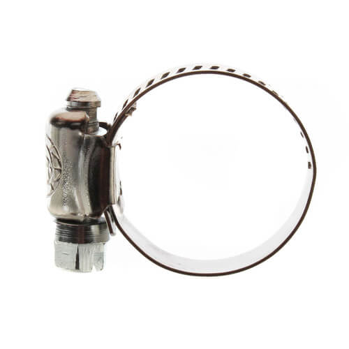 1/2"- 1-1/16" #10 Stainless Steel Worm Gear Hose Clamp w/ Carbon Screw