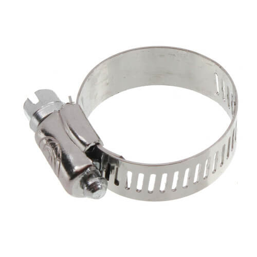 Main product image of 11/16" - 1-1/4" #12 Stainless Steel Worm Gear Hose Clamp w/ Carbon Screw