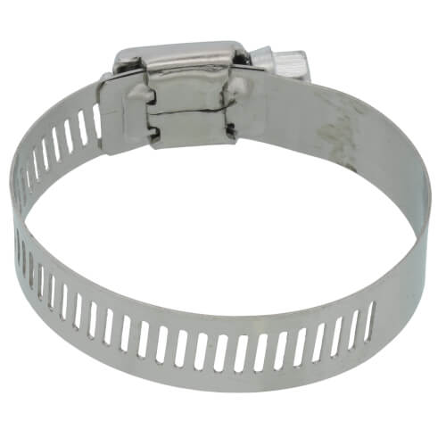 Main product image of 1"- 2" #24 Stainless Steel Worm Gear Hose Clamp w/ Carbon Screw