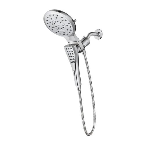 Main product image of Verso Spot Resist Brushed Nickel Infinite Function 7" Diameter Spray Head w/ Handshower, 60" Hose, Magnetix, 1.75 Gpm, 220C2EPSRN