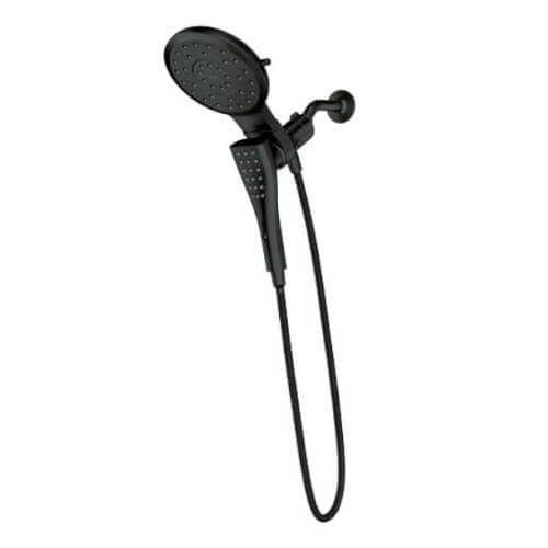 Main product image of Verso 7" Diameter 8-Spray Pattern Spray Head w/ Handshower (Matte Black), 220C3BL