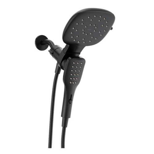 Main product image of Verso 8 Function 7" Diameter Spray Head Standard w/ Handshower, 2.5 GPM, 220C5BL (Matte Black)